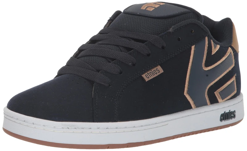 Etnies Fader Men's Skate Shoe, Navy/Tan - Sustainable, Comfortable, and Durable Sneakers - Image 1