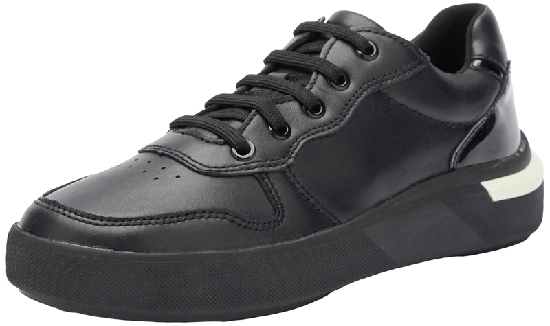 Geox Women's D Dalyla A Sneaker, Schwarz, 5 UK