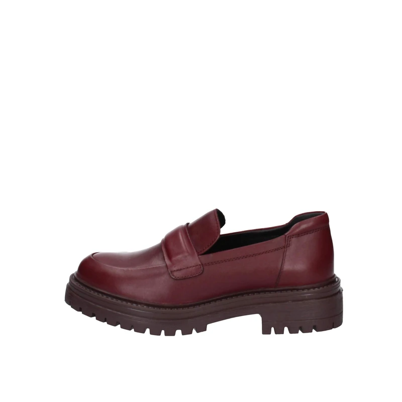 Geox Girls D Iridea AMoccasin, Wine Red, 6 UK