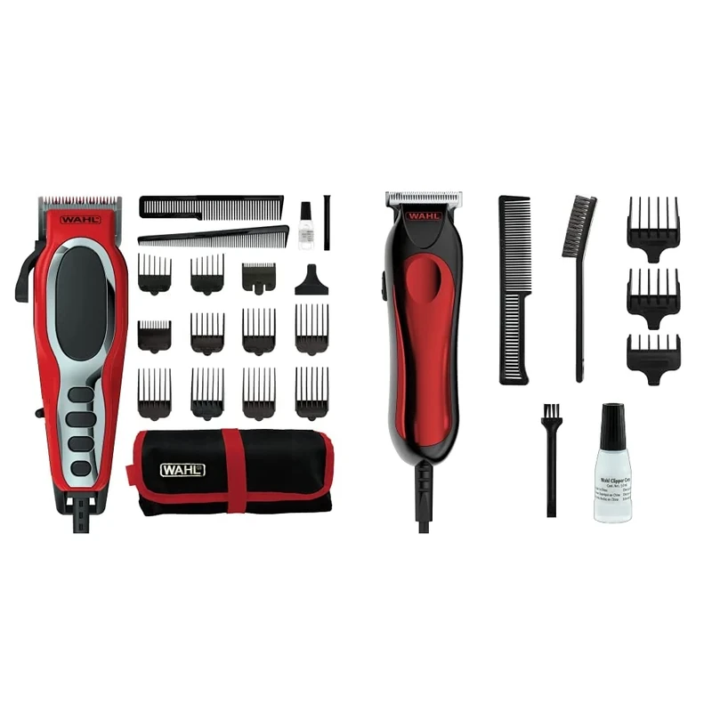 Wahl Fade Pro Hair Clipper, Perfect Fade, Men's Hair Clippers, Afro Head Shaver, Hair Clippers for Men, Men's Hair Balding Clippers, Head Shaver, Corded & T-Pro Corded T-Blade Trimmer