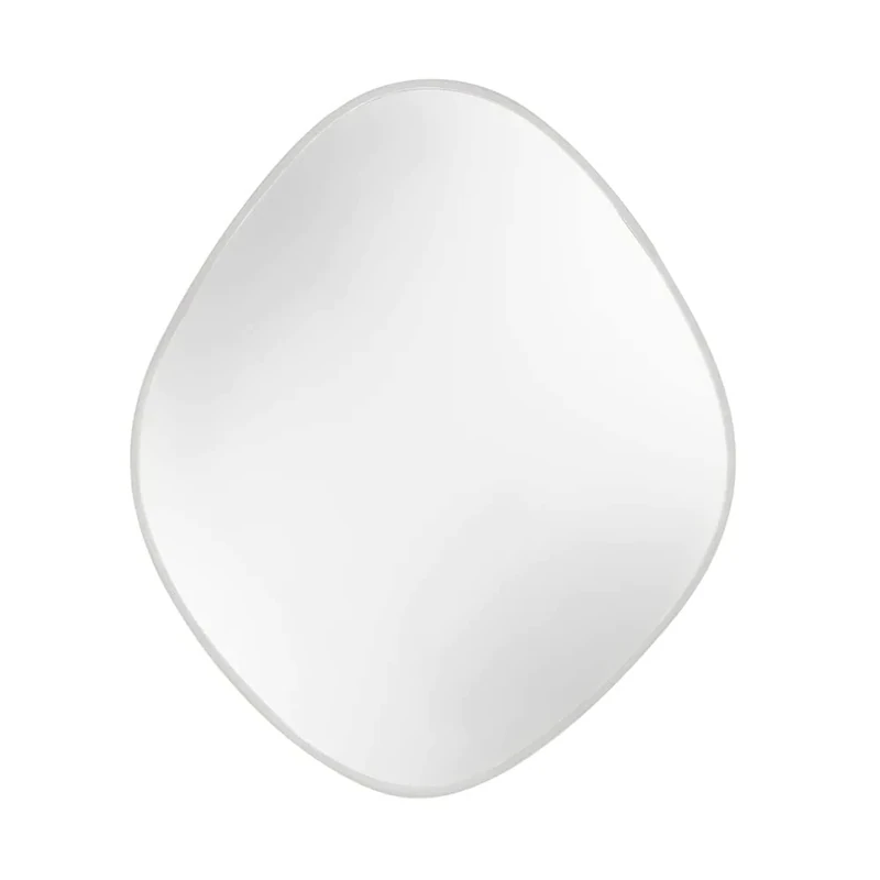 Yard Organic Shaped Wall Mirror ,Gray,50 x 60 x 1.5cm