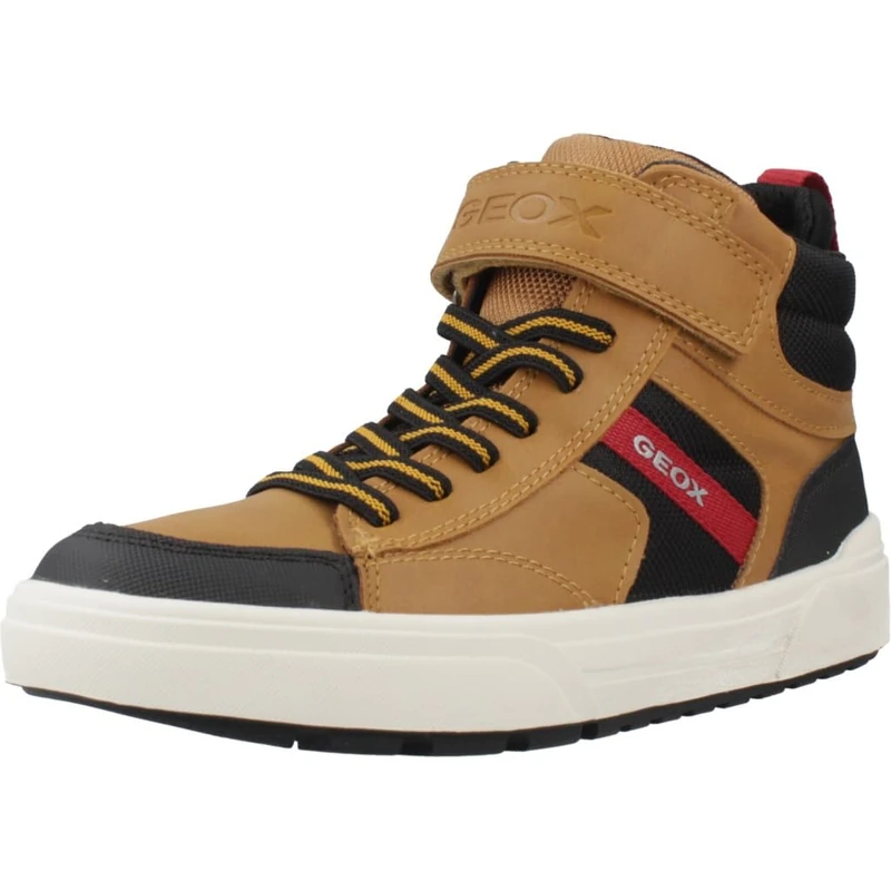 Geox J Weemble Boy a, Boy's Trainers, Dk Yellow Black, 38 EU