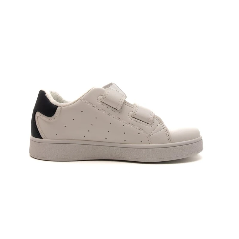 Geox Boys' B Eclyper Boy A Trainers, White Navy, 6.5 UK