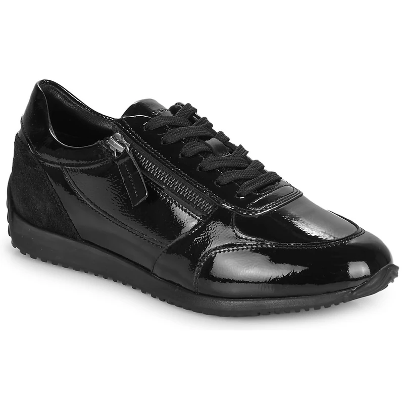 Geox Women's D Calithe A Sneaker, Schwarz, 4 UK