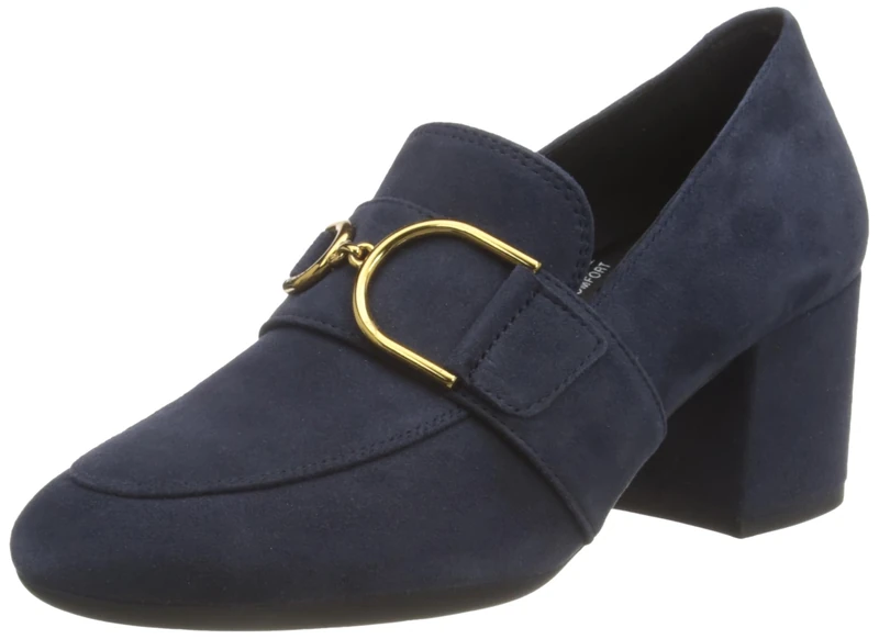 Geox Girls D Eleana A Pump, Dk Jeans, 6 UK - Image 1