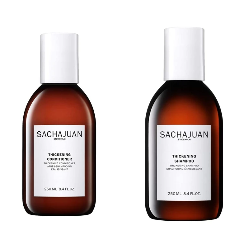 SACHAJUAN Thickening Conditioner 250 Ml, White & Thickening Shampoo - 250 ml