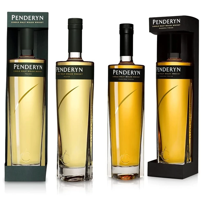 Penderyn Peat Edition Welsh Whisky, 70 cl 00670A & Welsh Malt Whisky 70cl