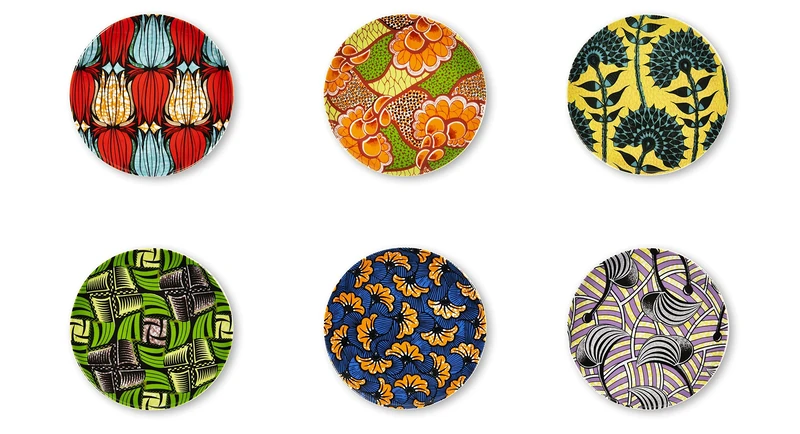 Excelsa Afrika Set of 6 Dessert/Aperitif Saucers