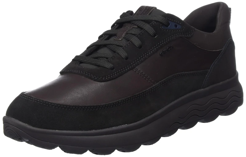 Geox Men's U Spherica E Trainers, Coffee, 4.5 UK