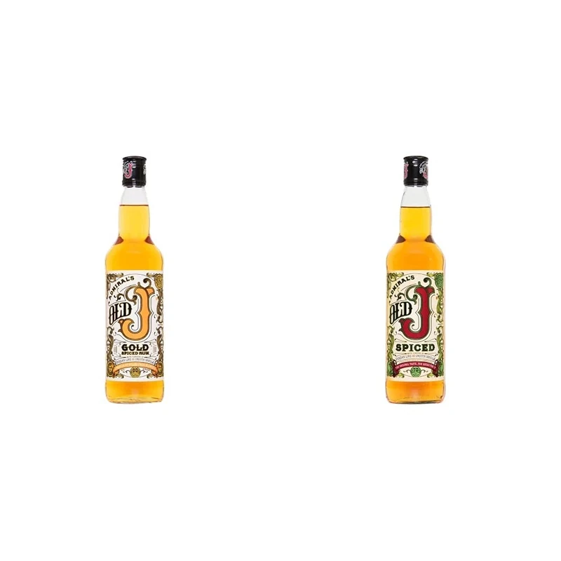 Old J Gold Spiced Rum 70cl & Rum 70cl