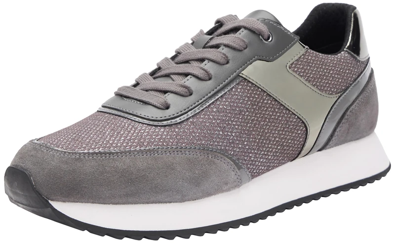 Geox Women's D Doralea Trainers, Dk Stone, 5 UK