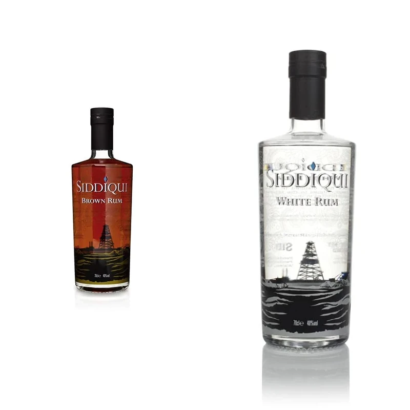 Siddiqui Brown Rum 40% - 700ml & White Rum 40% - 700ml