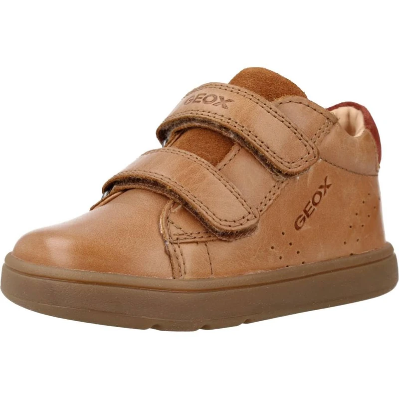 Geox Boys Biglia 4 (Infant/Toddler) Sneaker, Cognac, 7 UK Child