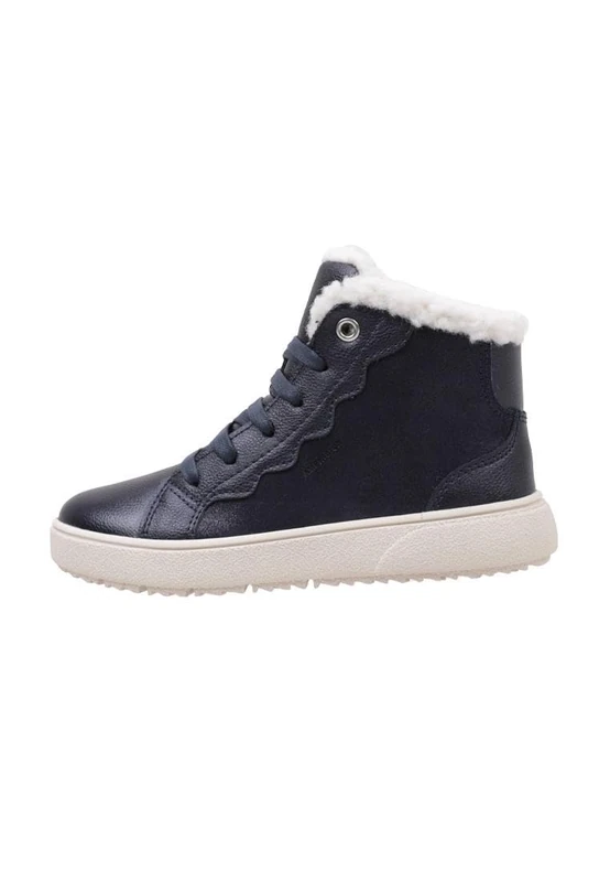 Geox J Theleven Girl ABX Sneaker, Dk Navy, 6 UK