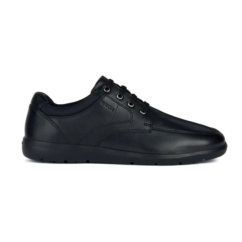 Geox Men's U Leitan A Moccasin, Black, 42 EU
