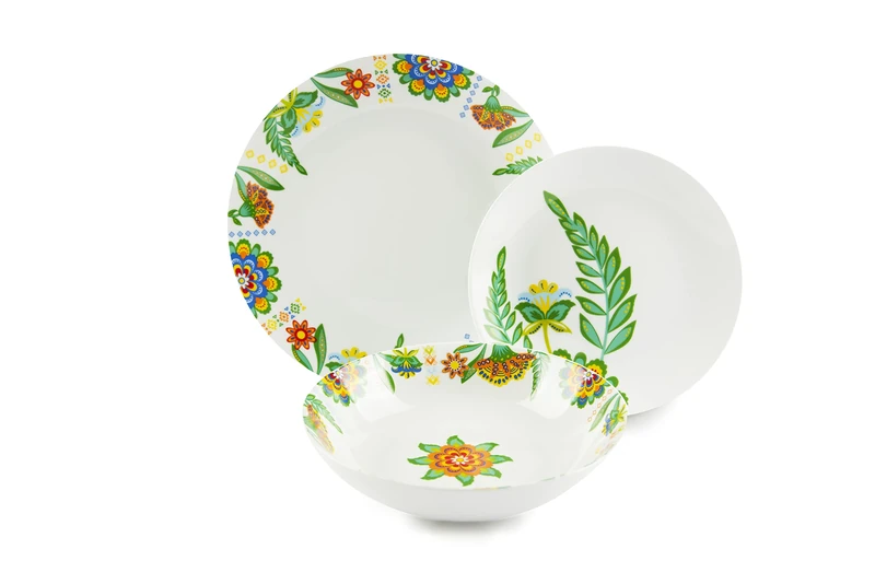 Excelsa Gipsy Flower Dinner Set 18 Pieces - Image 1
