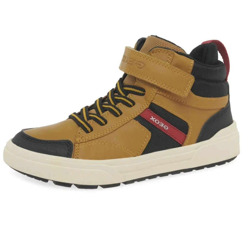Geox J Weemble Boy a, Boy's Trainers, Dk Yellow Black, 10 UK - Image 1
