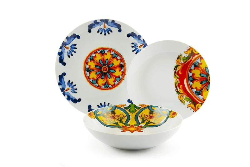 Excelsa Messina Dishes Service 18 Pieces