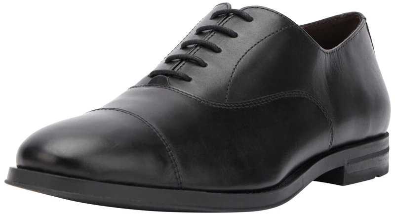 Geox Men's U Decio A Oxford, Black, 10 UK