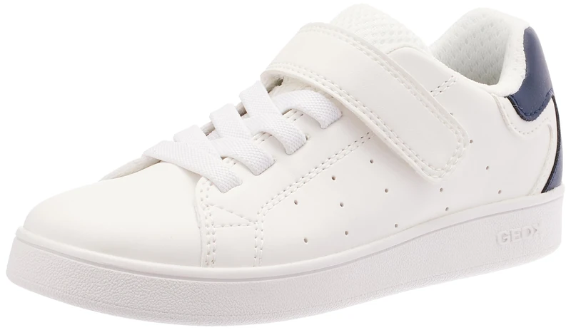 Geox Boys' J Eclyper Boy A Trainers, White Navy, 1 UK - Image 1
