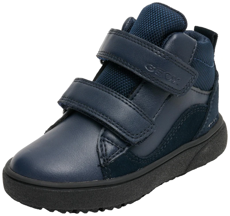 Geox Boys J Theleven Boy B ABX Trainers, Navy, 1.5 UK