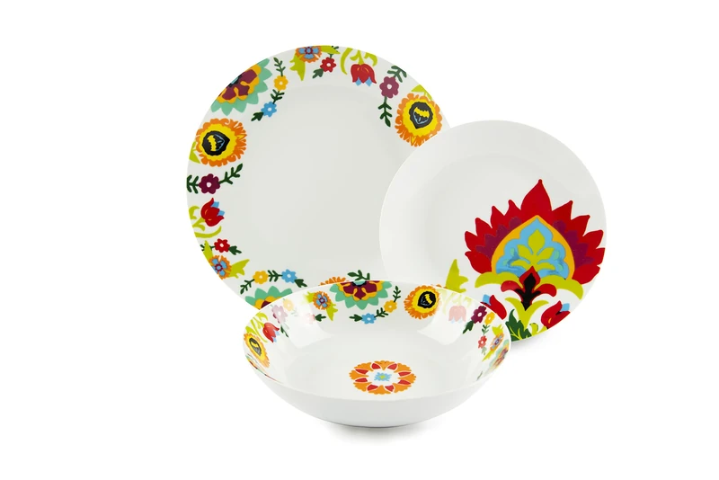 Excelsa Jaipur Dishes Service 18 Pieces - Image 1