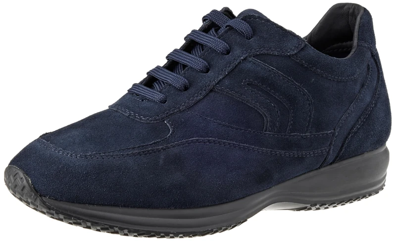 Geox Men's Uomo Happy P Sneaker, Navy, 10.5 UK