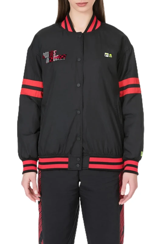 VR46 Riders Academy FILA Collection,Jacket,Donna,Black,L - Image 1