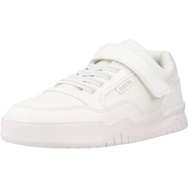 Geox Boys J Perth Boy Sneaker, White, 7 UK