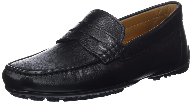 Geox Jungen U Kosmopolis +Grip W Moccasin, Black, 40 EU - Image 1