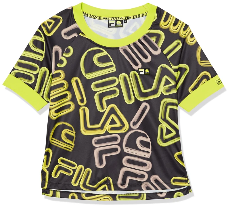 VR46 Riders Academy FILA Collection,T-Shirt,Donna,Black,S - Image 1