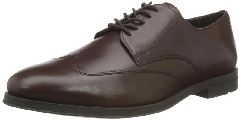 Geox Men's U Decio DOxford, Dk Brown, 10 UK