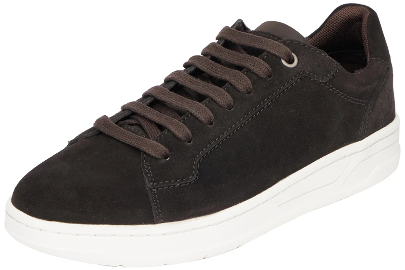 Geox Men's U Magnets B Sneaker, Dk Coffee, 8 UK