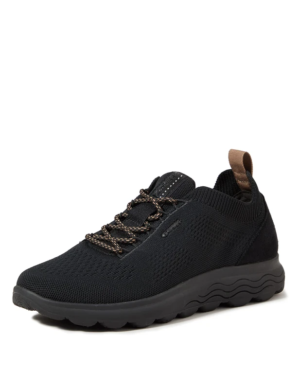 Geox Women's D Spherica A Trainers, Black, 4 UK