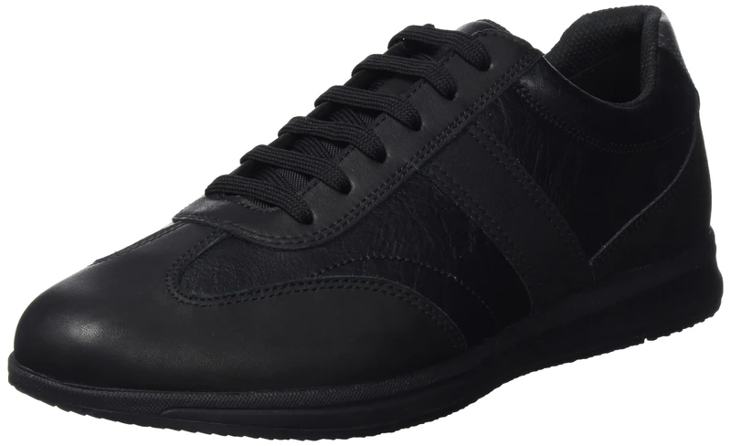 Geox Men's U Avery Trainers, Black, 10 UK
