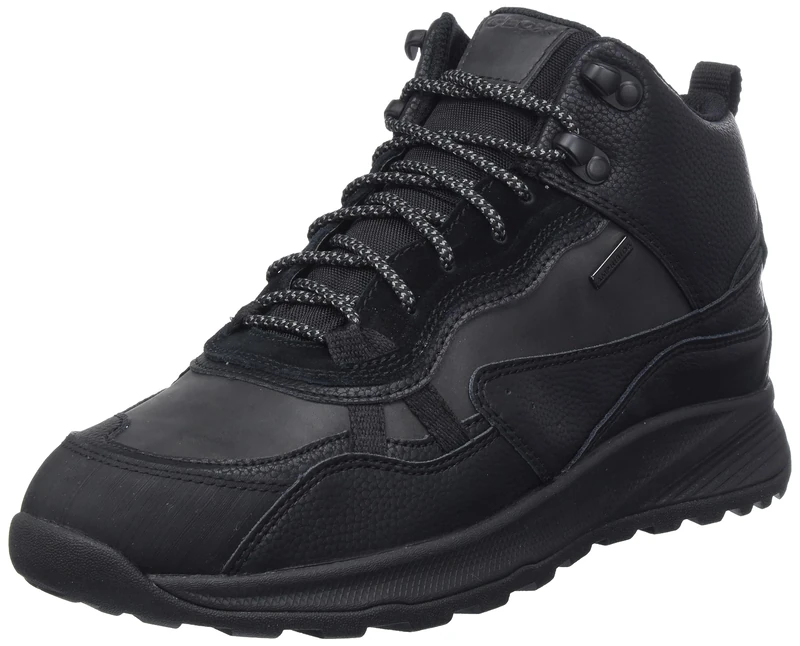 Geox Men's U Terrestre B ABX B Sneaker, Black, 11 UK