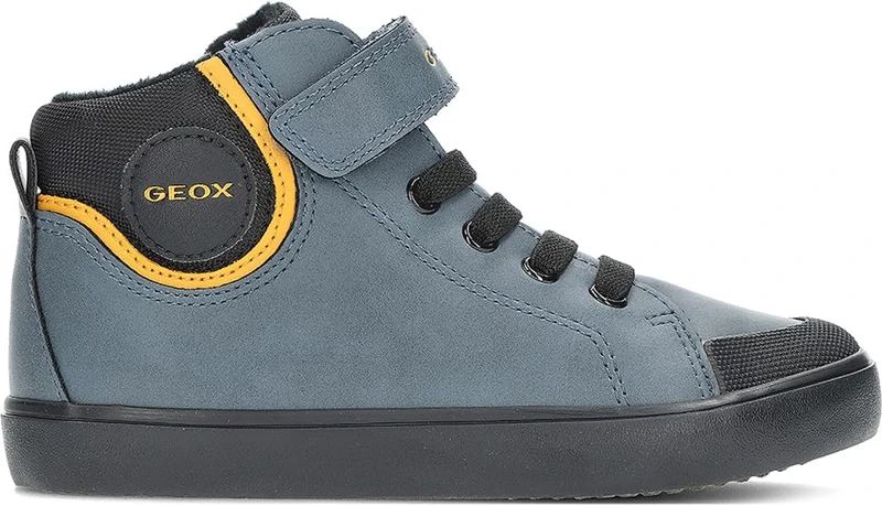 Geox Boys' J Gisli Boy FSneaker, Avio Yellow, 9.5 UK