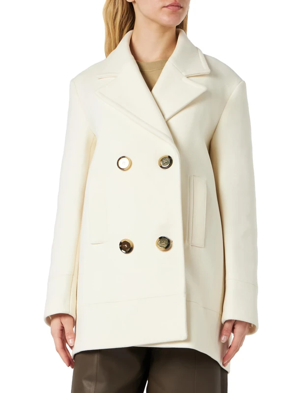 Pinko Women's Brenda Bootcut Bull Power Kaban, Z00_Bianco-Gelato VANIGLIA, L