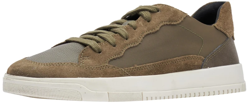 Geox Men's U Segnale A Sneaker, Military, 7 UK - Image 1
