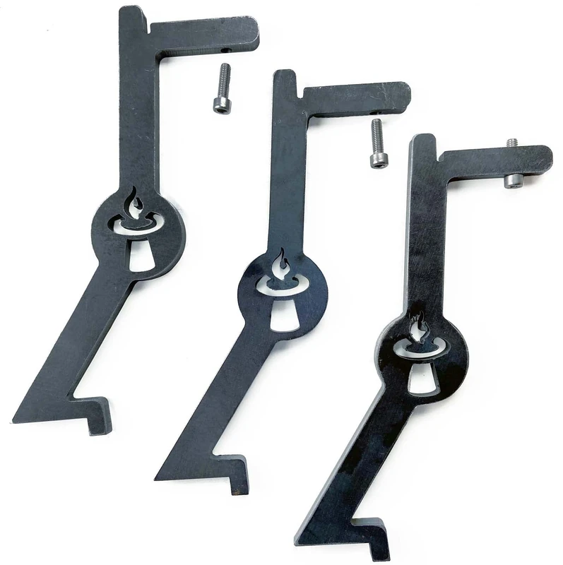 Remundi Smoker Legs Set of 3 L, Silver
