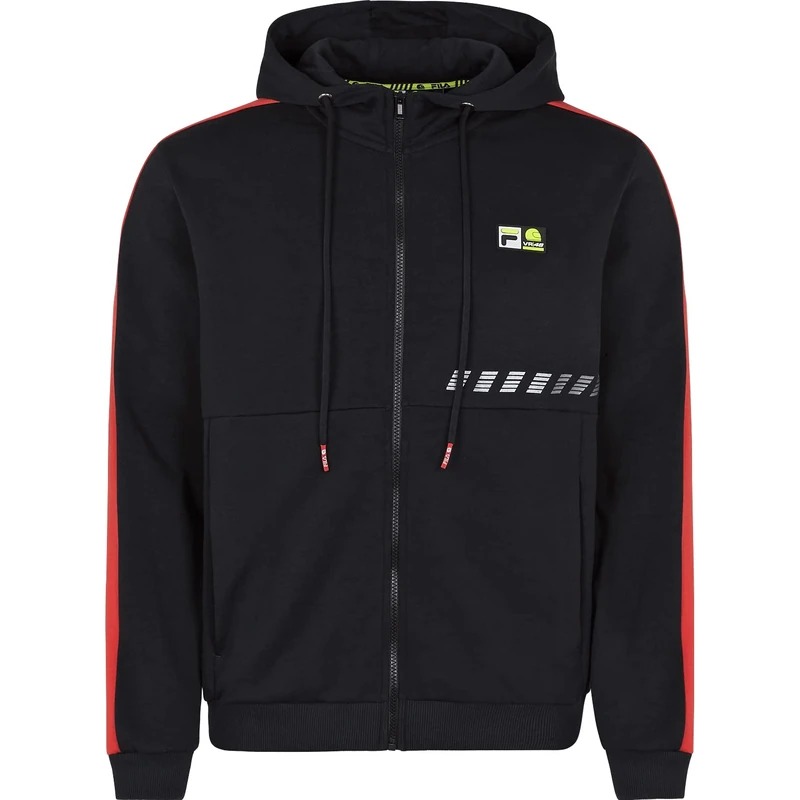 VR46 VR 46 Men's Row Riders Academy Jacket, Black, L
