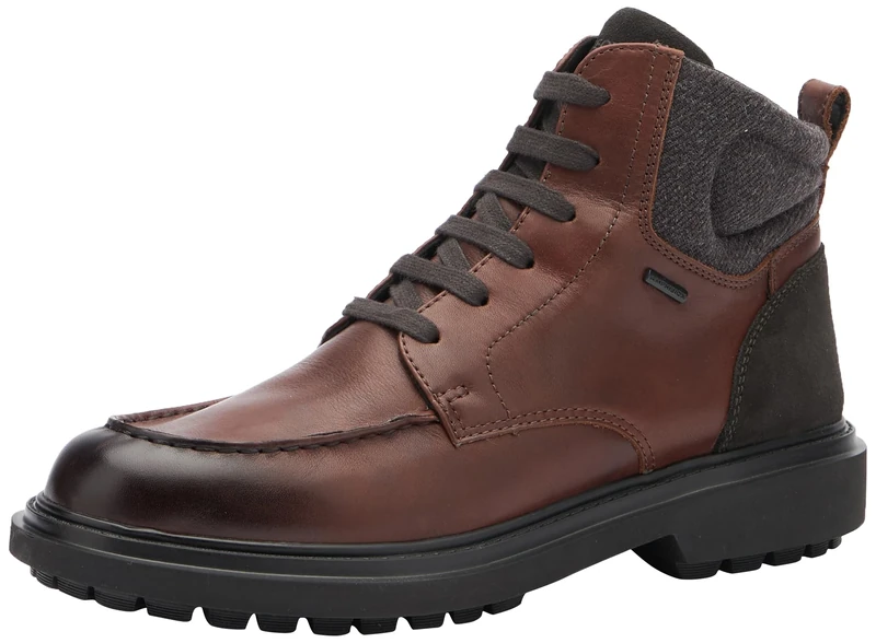 Geox Boys' U Faloria B AbxAnkle Boot, Coffee, 8 UK
