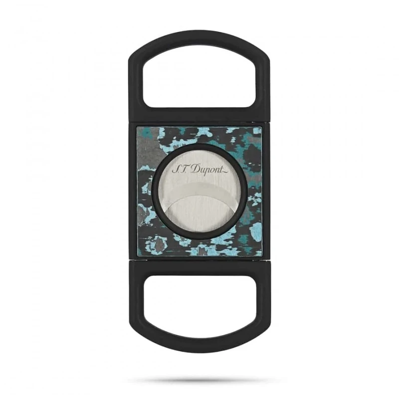 S.T. Dupont Cigar Cutter - Carbon Glacial Cave, Black