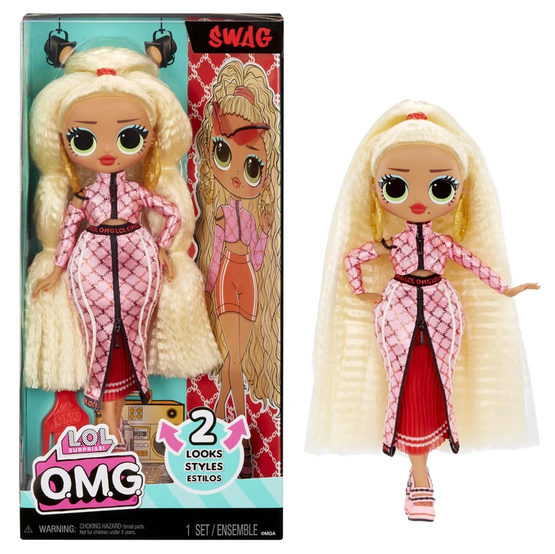 L.O.L. Surprise! OMG Fashion Doll - Swag - With Multiple Surprises including Transforming Fashions and Fabulous Accessories – Great for Kids Ages 4+