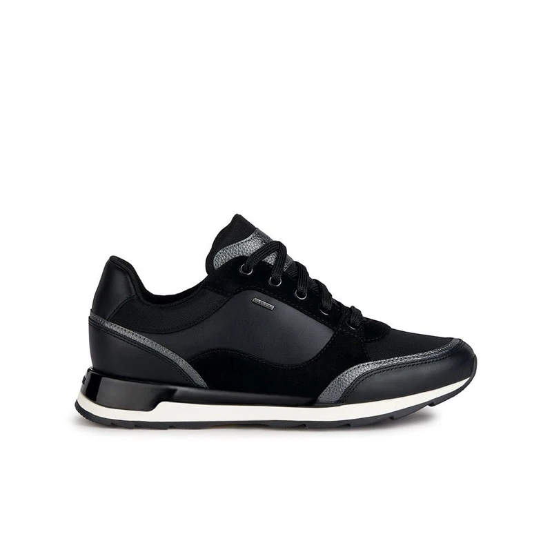 Geox Women's D New Aneko B ABX B Trainers, Black, 2.5 UK
