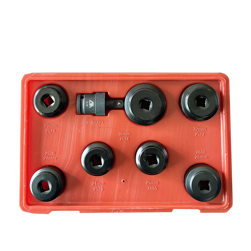 CTA Tools 7440 8 Pc. Low Profile Oil Cap Socket Set