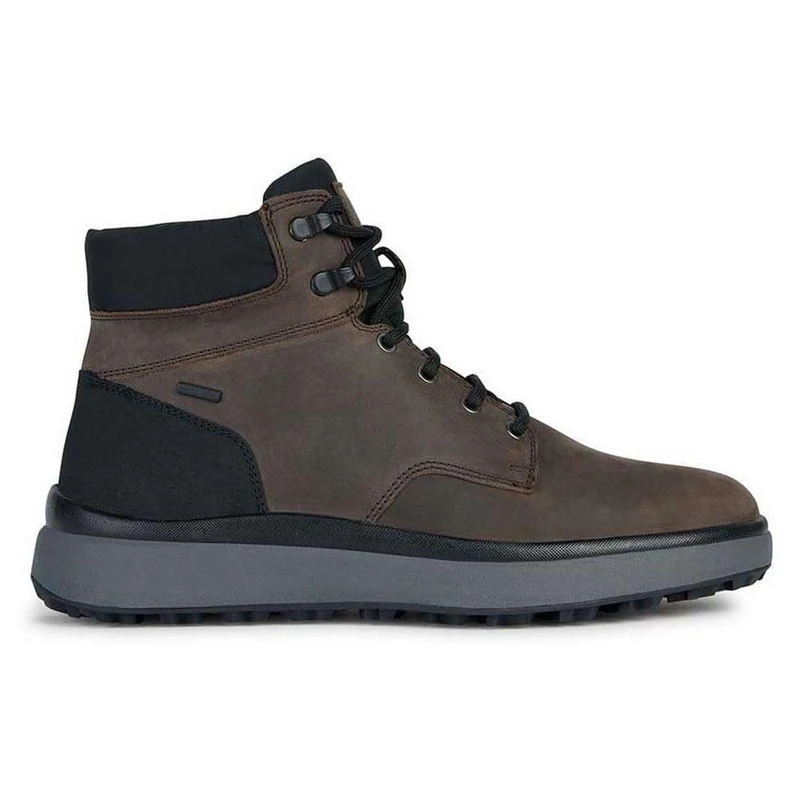 Geox Men's U Granito + Grip B AAnkle Boot, Dk Coffee, 8 UK