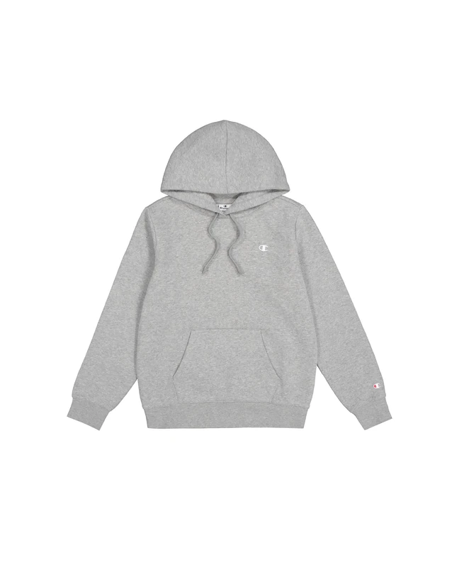 Champion Legacy Basics W-Light Powerblend Fleece Hoodie Women, Light Melange Grey, XXL