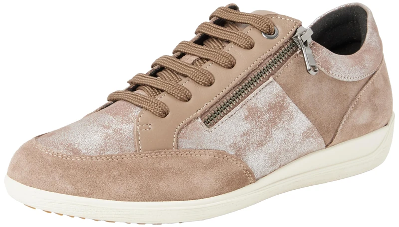 Geox Women's D Myria C Trainers, Dk Taupe, 2.5 UK
