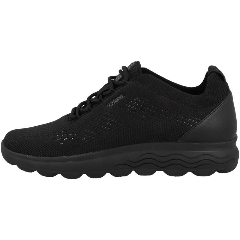 Geox Girls' D Spherica A Trainers, Black, 2.5 UK